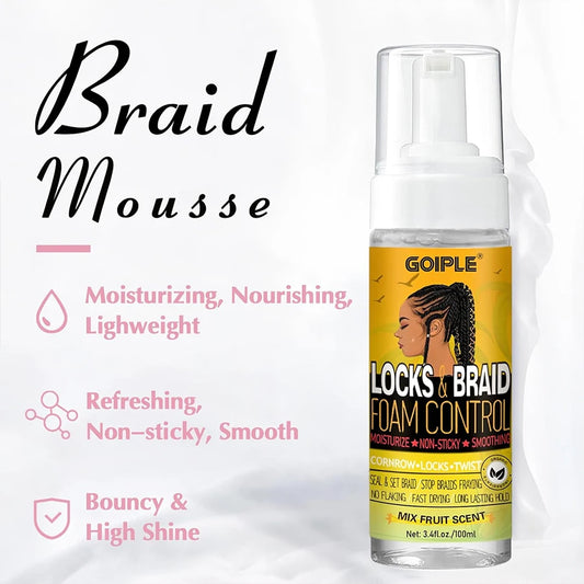 Goiple Braid Care Mousse and Hair Rosemary Oil for Locs