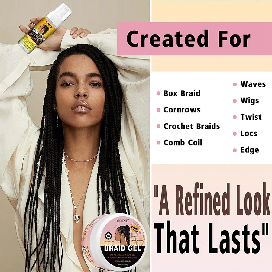 Goiple Braid Care Mousse and Hair Rosemary Oil for Locs